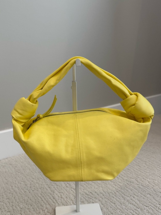 Bottega Veneta Handbags - Bottega Veneta Double Knot mini bag leather yellow